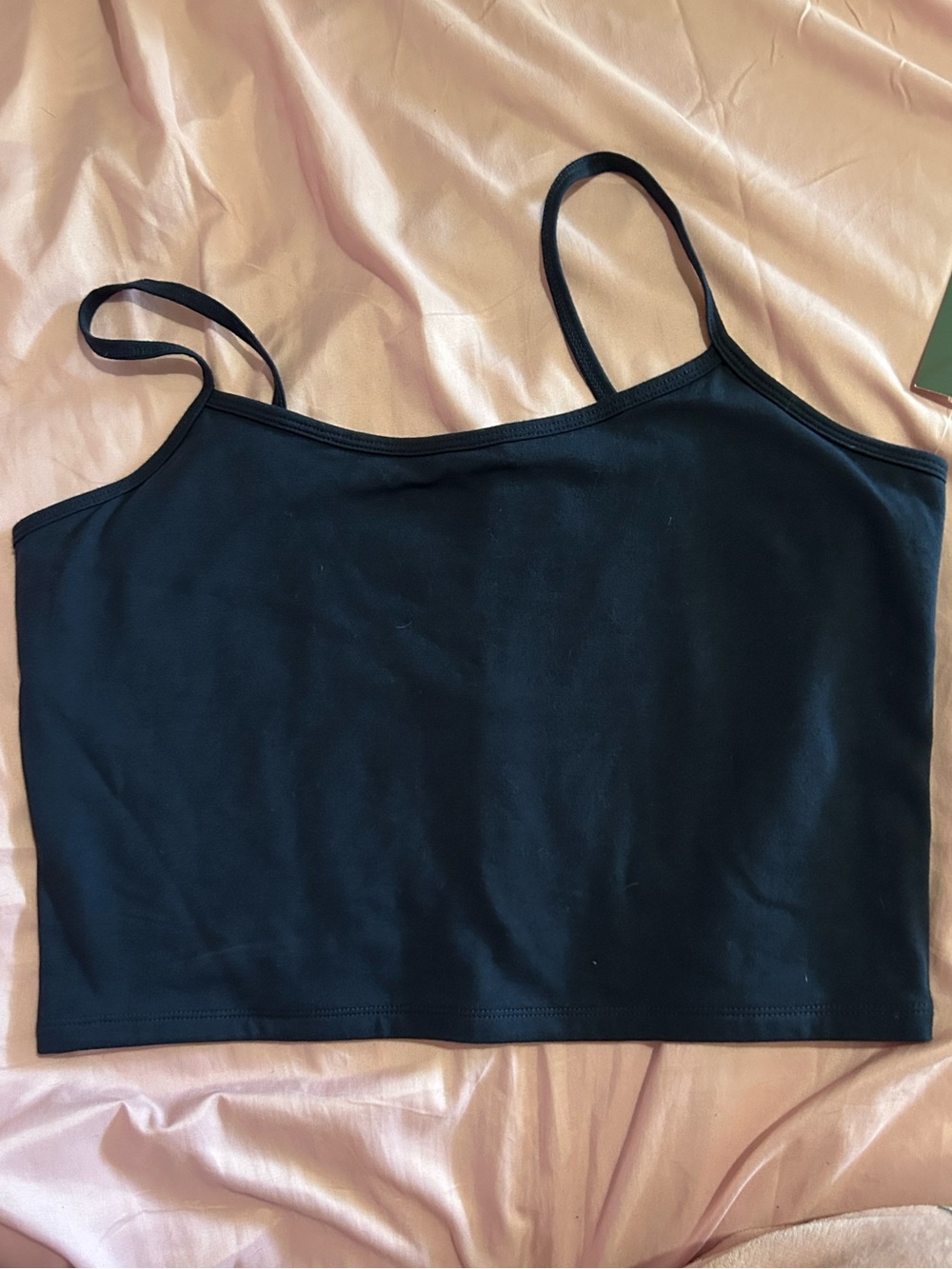 1x wild fable bundle dark blue crop top and light orange tank top